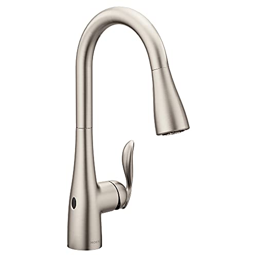 Moen 7594EWSRS Arbor Motionsense Wave Sensor Touchless One-Handle Pulldown Kitchen Faucet Featuring Power Clean , Spot Resist Stainless